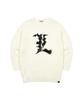 LUVISTRUE Vl L Logo Knit(Ivory)