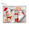 Creative Christmas Gift for Kids Cute Cat Static Glass Sticker, Waterproof PVC Window Decal Holiday Decoration, Home Decor Ornaments Removable