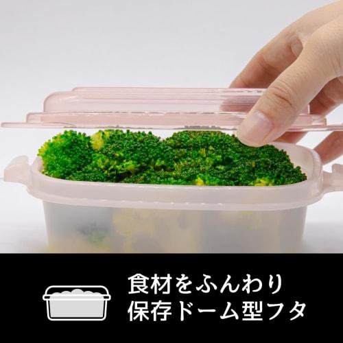 CB Japan M3P atomico Storage Containers, 470ml Capacity, Pink, Set of 3, Microwave and Dishwasher Safe, Ready to Serve