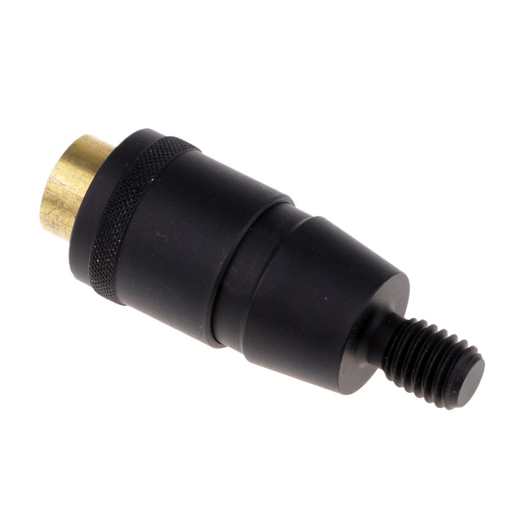 1 x fishing kescher plugs made of aluminum alloy 8mm thread - fishing чёрный