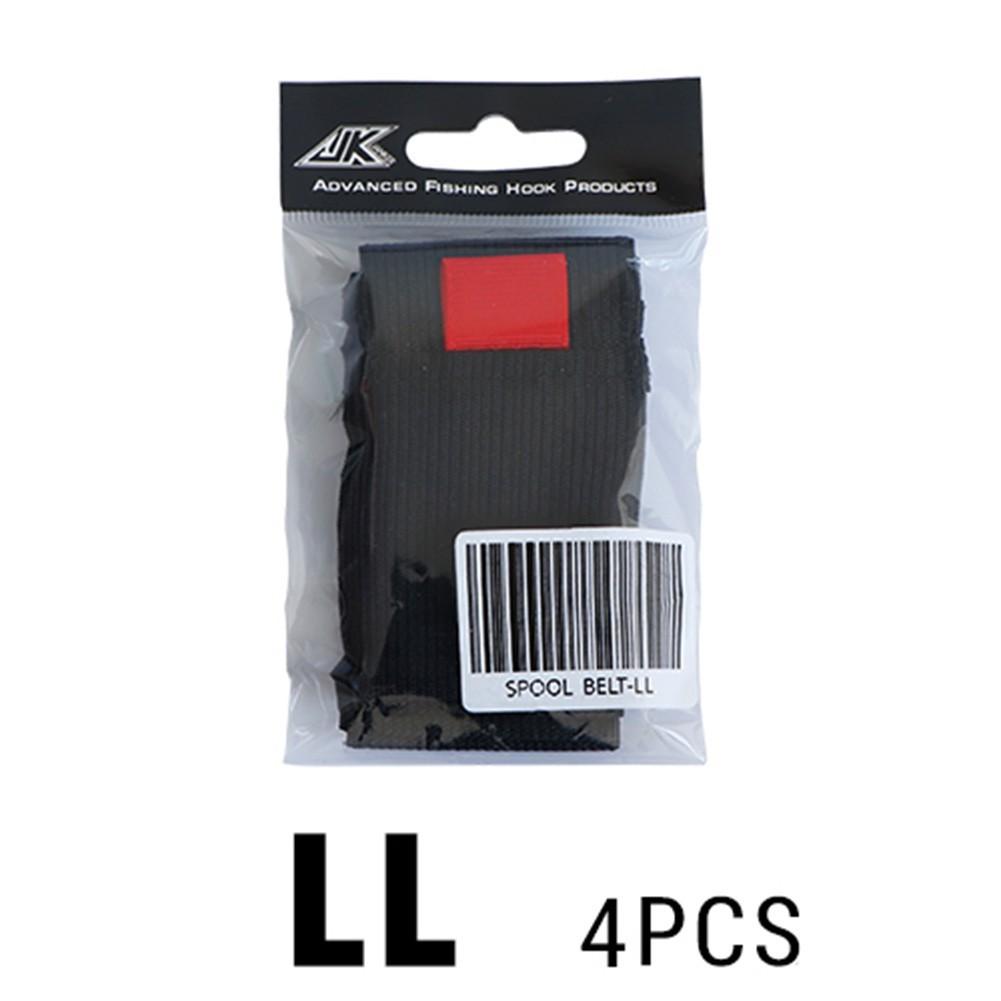 Versatile Elastic Fishing Spool Belt Reel Protection Belt Band 4pcs Pack