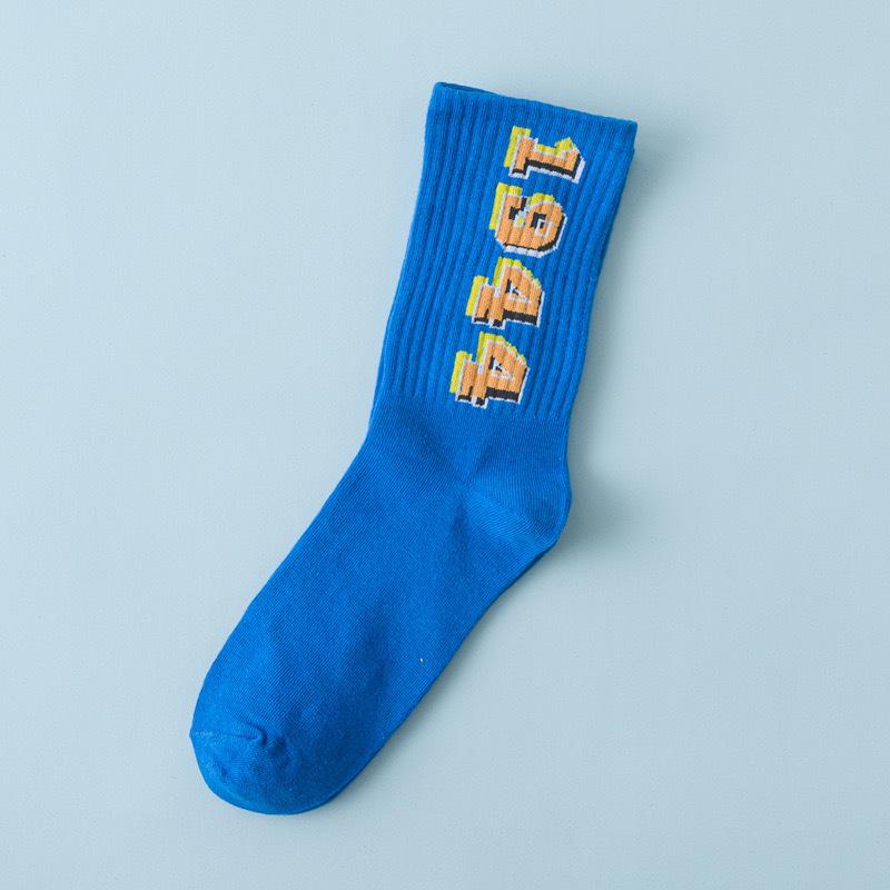 Unisex Trendy Knee-High Basketball Cotton Socks for Men and Women - Spring, Autumn, Winter