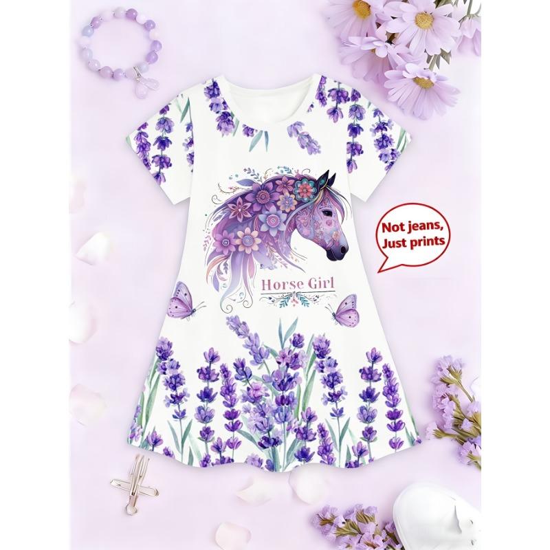 

3D Summer Dress for Girls Featuring an Adorable Koala Pattern - Perfect for The Beach, Parks, And Birthday Celebrations 110