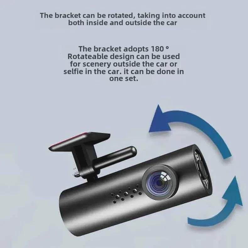 HD Dual-Lens WiFi Dash Cam with Night Vision & Mobile Connectivity