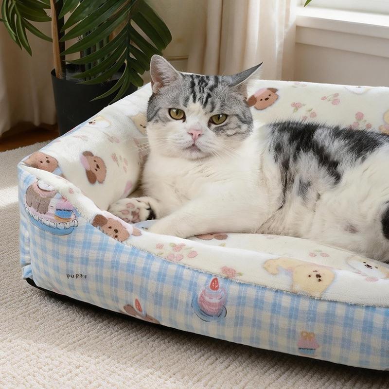 Kennel cat nest universal in all seasons cat sleeping nest winter thickened warm small dog pet sofa dog winter cushion