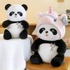 Transform Into a Unicorn Panda Doll, a Plush Toy, a Birthday Gift for Children, a Zoo Gift, and a Giant Panda.