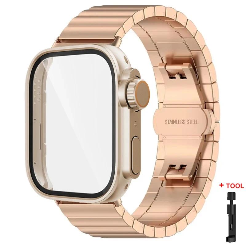 Case+Stainless Steel Band For Huawei Watch Fit4/Fit 4Pro Protective To Ultra Case Metal Strap For Huawei Watch Fit 3 only case