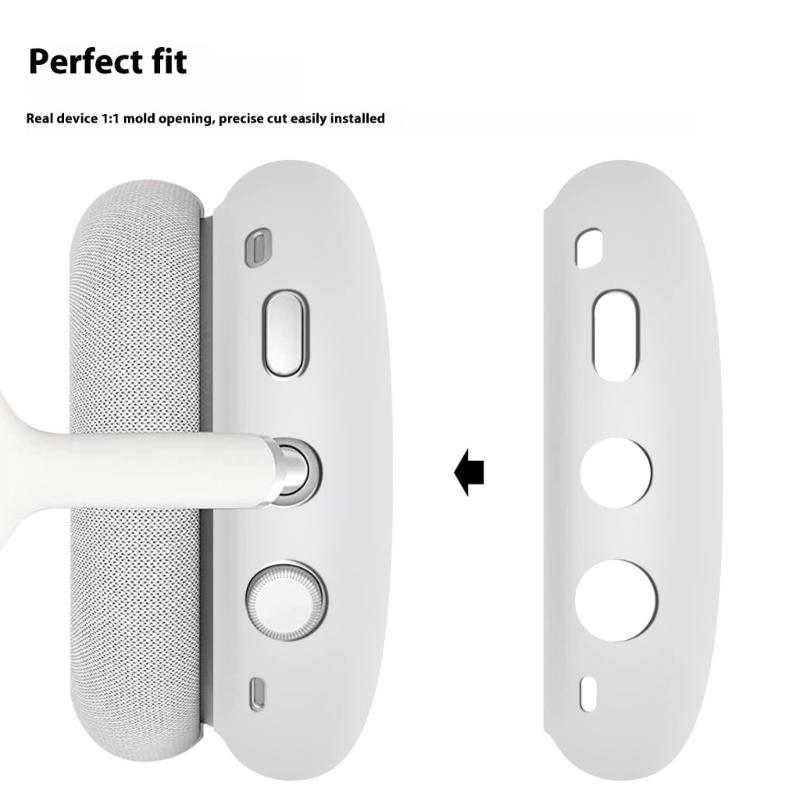 Upgrades Silicone Protective Cover Headband Ear Cushions & Outer Shell Sweat Resistant Strong Design For Headsets