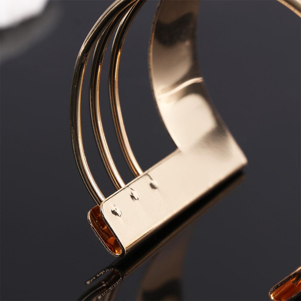 Hot Sale Jewelry Punk Personality Punk Cuff Exaggerate Bangles Zinc Zinc Alloy Luxurious Hollow Out