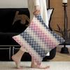 Geometric Zig Zag Wave Cushion Cover Polyester Sofa Cushions Decorative Throw Pillows Home Decoration Pillowcover