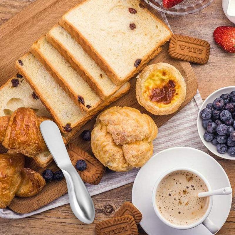 Stainless Steel Butter Cutter Portable Cheese Knife Bread Jam Spreaders Wipe Multi-purpose Western Food Tableware Kitchen Gadget