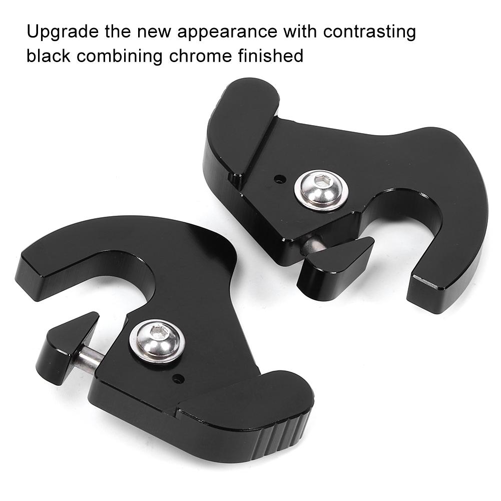 Paar LinksRechts Drehbare Sissy Bar Gepäckträger Docking Riegel Clip Kit CNC Aluminium Passend für