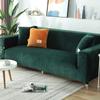 Sofa Cover All-Inclusive Sofa Cover Single Double Three-Seat Gold Velvet Sofa Slipcover Sand Solid Color Elastic Full