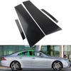 4Pcs Gloss Black Pillar Post Fit For MERCEDES CLS C219 2006 2007 2008 2009 2010 2011 Door Side Window Decor Cover Accessories