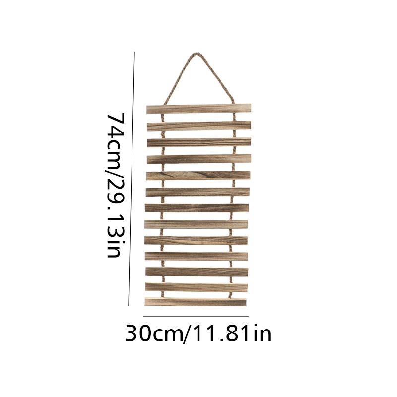 1PC Decorative Rustic Wooden Climbing Frame Flower Rack Space-Saving Vertical Garden Wall Decor Wood S/M/L