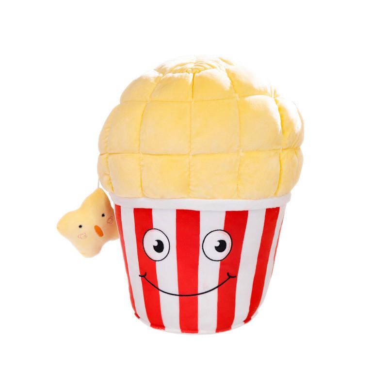 Cute Popcorn Plush Pillow Stuffed Animal Rabbit Cartoon Pp Cotton Short Plush Customized Gift