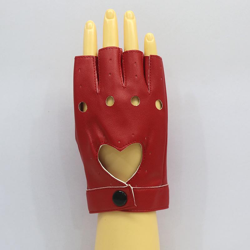 

Производитель Женские перчатки для танцев, спорта, студии, с полупальцами, персиковое сердце One size fits all красный