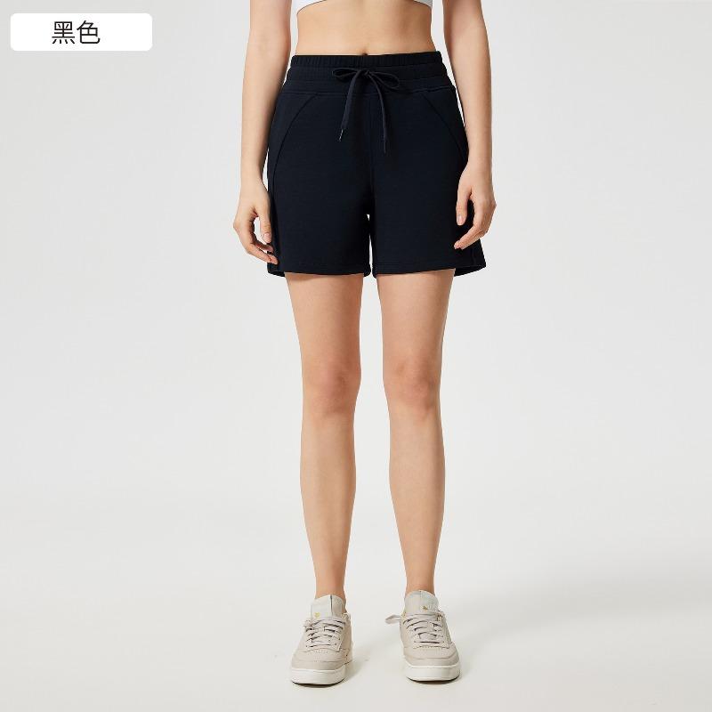 Summer moisture wicking fitness running sports shorts women's casual commuting elastic waist loose yoga pants