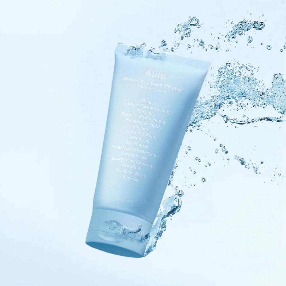 Abib Acne foam cleanser Heartleaf foam/ Deep Clean Foam Cleanser Sedum Hyaluron Foam 150ml/ Moisturizing, Korean Cosmetics, Kbeauty