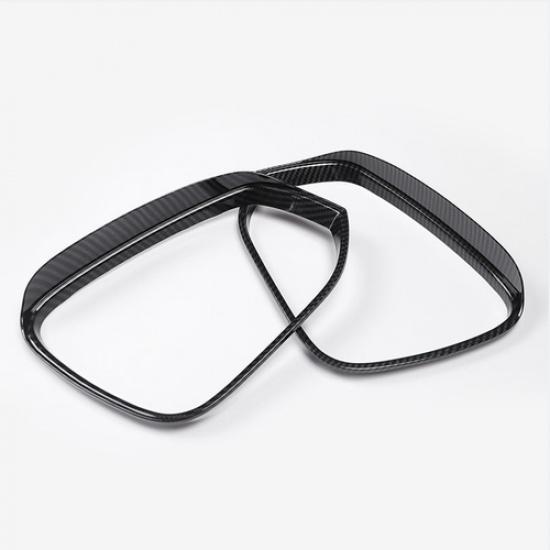 For Nissan Altima -2025 Carbon Fiber Rearview Mirror Rain Eyebrow Trim