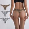 Sexy Women's Thong M Low Rise Soft Leopard Print Intimeo