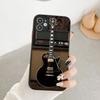 Custodia per Telefono con Strumento Musicale Chitarra Pianoforte Per IPhone 14 11 12 13 Mini Pro Max 8 7 Plus X XR XS MAX Copertura Traslucida Opaca