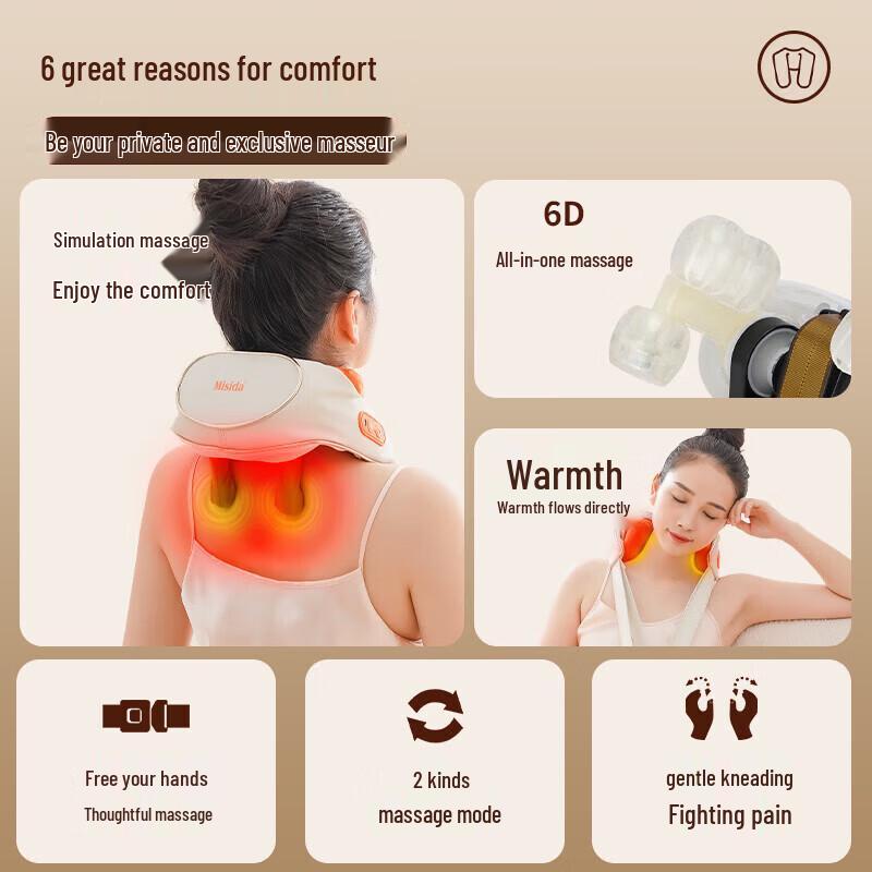 Misida MS-39 Mini Shoulder & Neck Massager CN plug (adapter included)