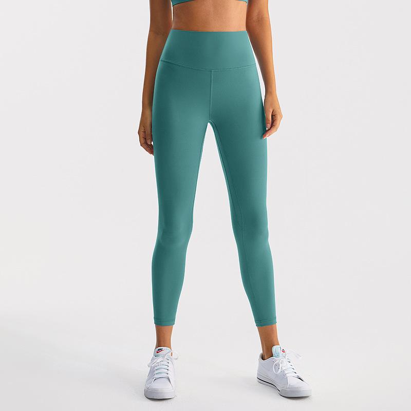 Neue High-Waist Yoga-Hose mit Nude-Gefühl: Damen-Leggings mit Hüftlift, Bauchkontrolle und Feuchtigkeitsableitung