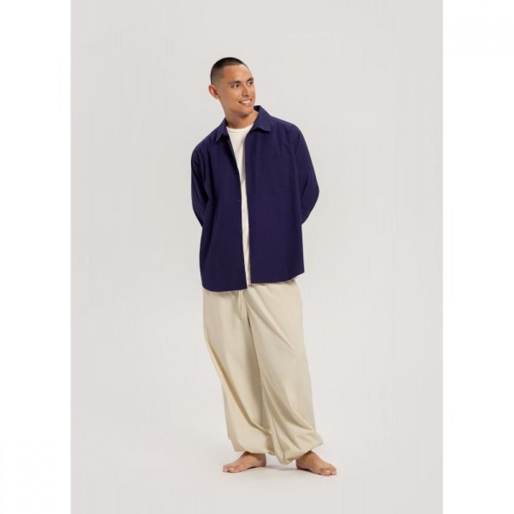 Budhi Mudra Diagonal Jogger Pants  Bone White  B61003apl44 V08 