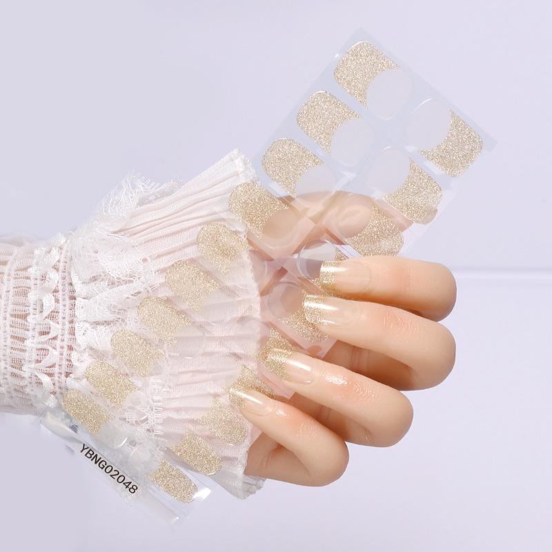 Semi-curing Light Therapy Nail Stickers Gel Nail Stickers Semi-curing Light Lamp Nail Stickers Harden, Last Long and Are Waterproof