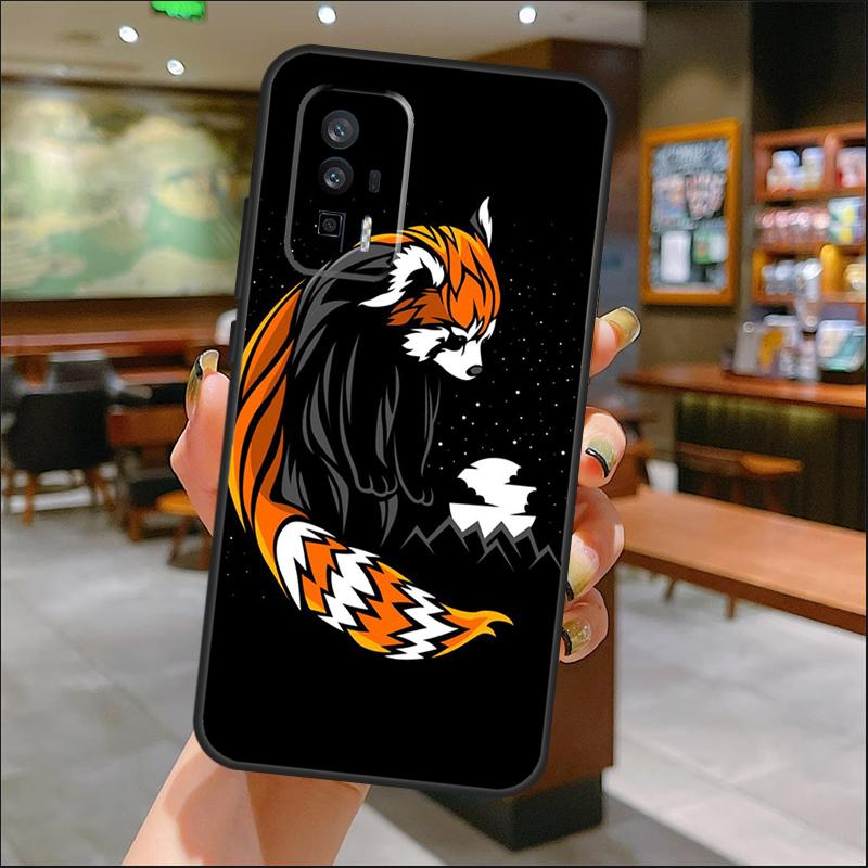 Red Panda Case For Xiaomi 15 14 13 Ultra 11T 12T 13T 14T Pro POCO X7 Pro X3 X5 X6 M6 F5 F6 Pro Cover