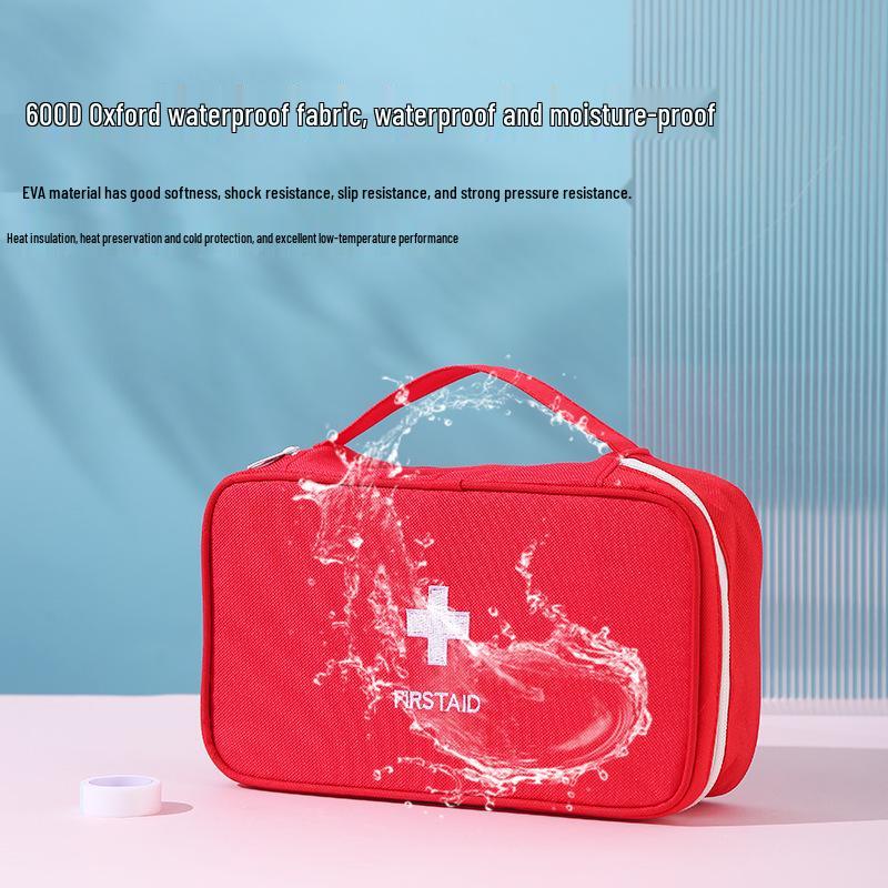 Travel Emergency Medical Kit: Large Handheld First Aid and Medicine Storage for Health and Car Use