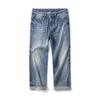 New Spring and Summer Tennis Jeans Men's Casual Loose Japanese Mid-waist Large-size Trousers