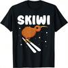 Kiwi Bird On Kiwi Bicycle Kawaii Kiwi T-Shirt
