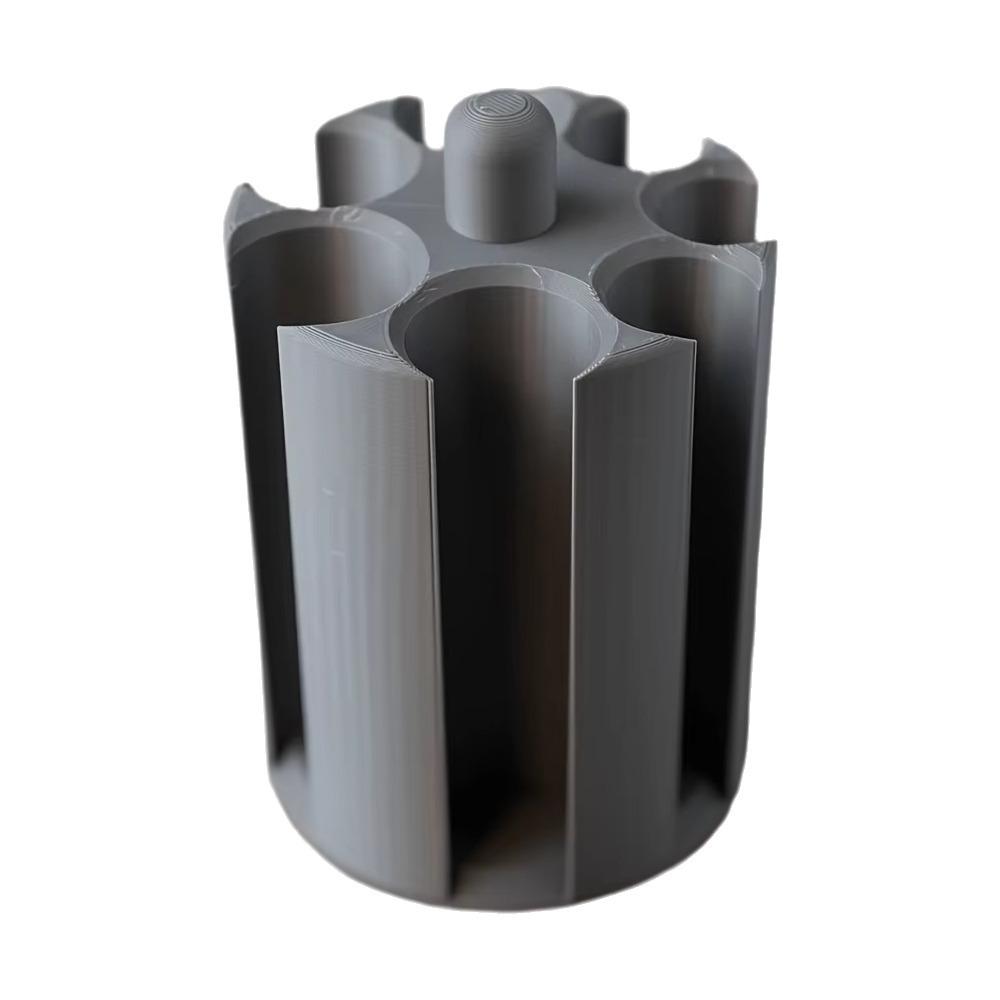 Space Saving Car Coin Organizer 7 Slots Coin Storage Box Cylindrical Coin Holder Vehicle Console