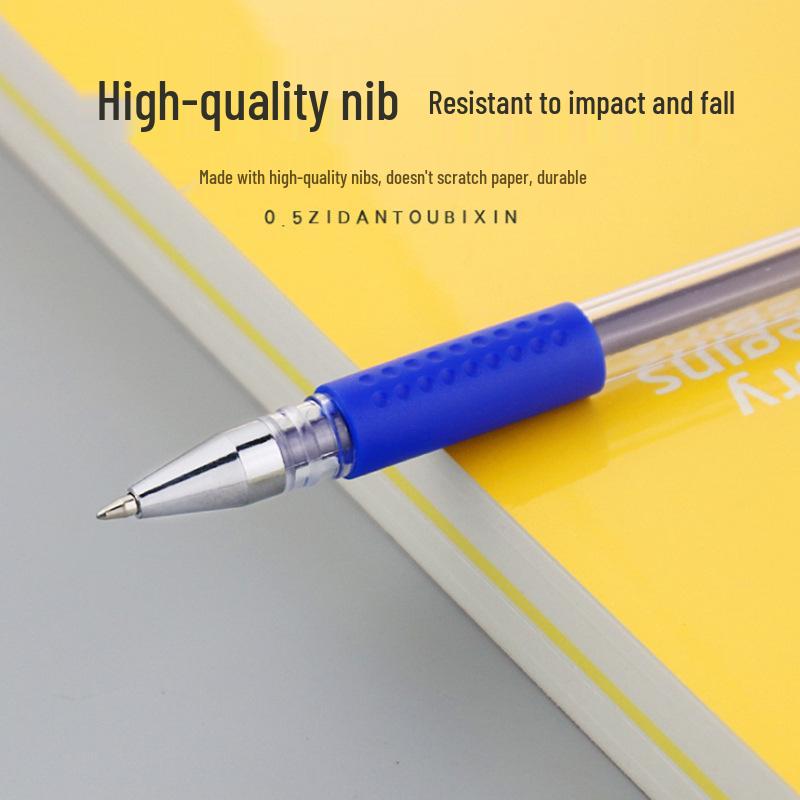 Europeisk Standard 0,5 mm Svart Gel Kulspetspenna - Business Signatur Rollerball, Kulspets för Markering och Pappersvaror.