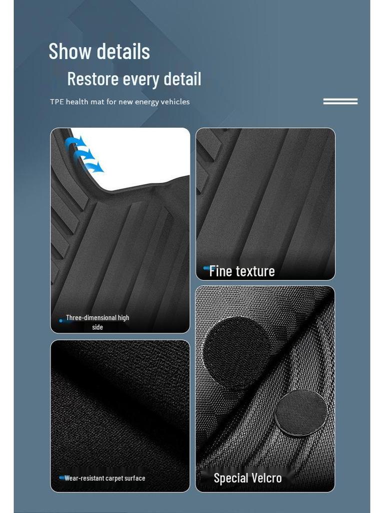 Custom TPE Floor Mats for Chery Fengyun T8 - Eco-Friendly and Tailored Trunk Mats