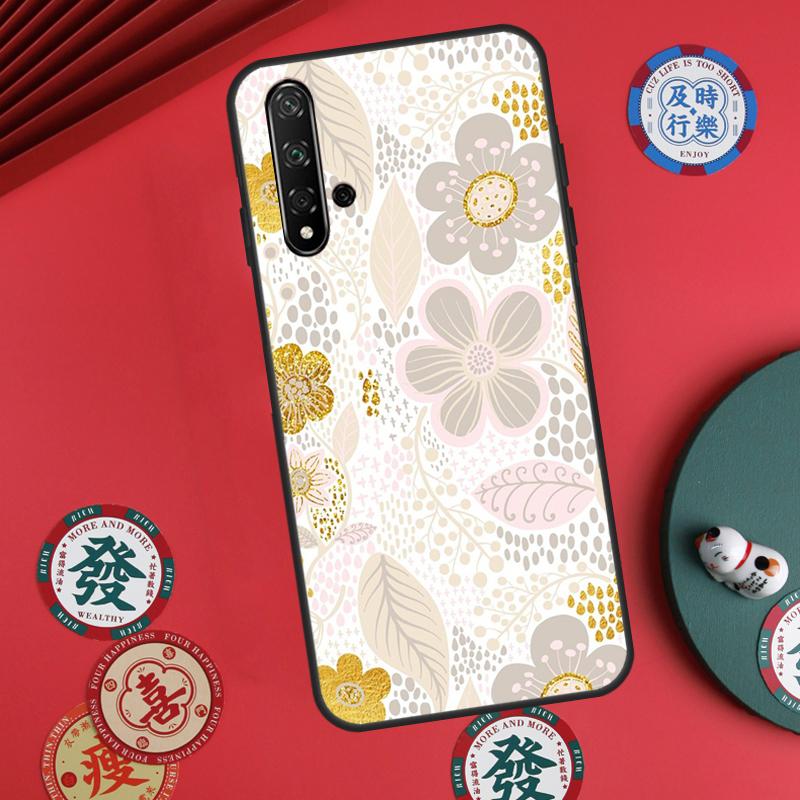 Floral Charm Secret Garden For Huawei Nova 11 Pro 9 10 SE Y70 Y60 Y90 Y61 Y91 Y73 Y72 12s 12i 11i 8i P30 P40 Lite Case