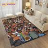 Tapis de rappeur étoile de musique Hip Hop, pour salon, chambre à coucher, chevet décoratif, paillasson de cuisine, salle de bains, tapis de sol antidérapant, cadeau