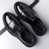 Fashion Spring Autumn New Men's Fashion Leather Shoes Business Formal Casual Leather Dress Shoes Solid Color Luxury Platform Shoe Male