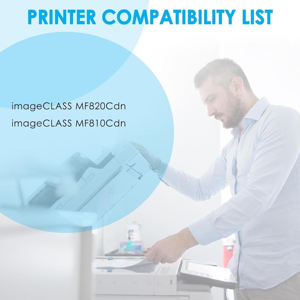 LeciRoba CRG-034 Black High Yield Toner Cartridge Replacement for Canon 034 9454B001 for Canon imageCLASS MF810Cdn MF820Cdn Printer (Black, High