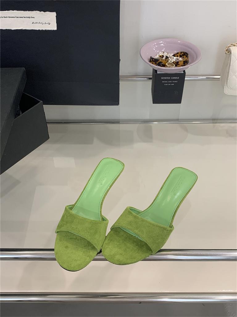 2025 Summer New Fashionable Versatile Niche Design Sense Retro Wedge Heel Sandals Square Head Open Toe High Heel Cool Slippers