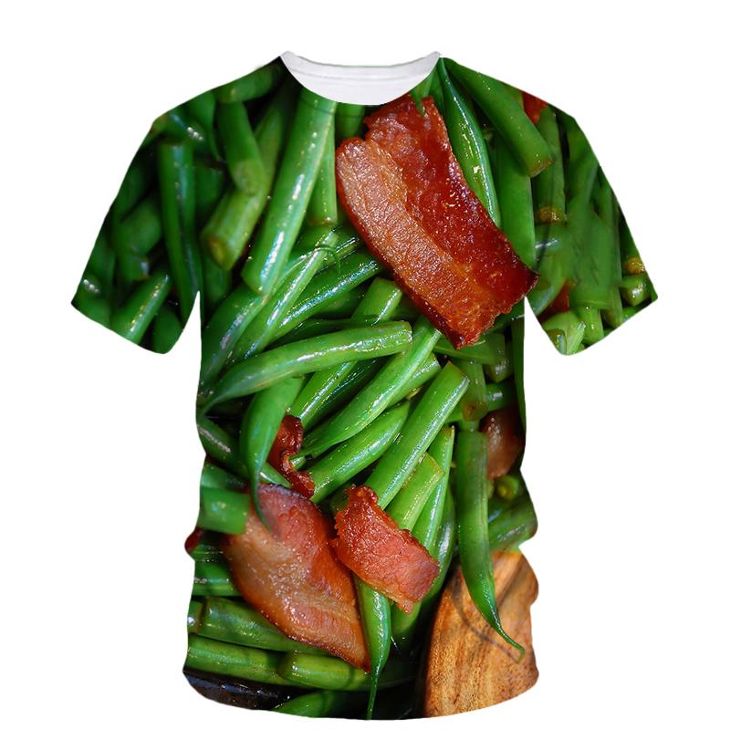 

Смішна футболка зі свининою та м’ясом із 3d-принтом. Чоловіча модна літня велика футболка. Вуличні повсякденні мішкуваті топи. Футболки. XXL