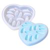 DIY Silicone Mold for Round and Heart-Shaped Jewelry Storage Trays - Crystal Epoxy Ring Organizer