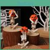 Horror Pumpkin Resin Skull Decor Set For Halloween Party And Home Display Yard