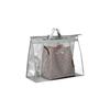 Transparent PVC Dustproof Large Capacity Clutch Storage Bag for Moisture-Proof Leather Protection