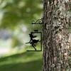 Witch Pendant Metal Wall Art Mysterious Door Frame Figurine Decorative Plaque Halloween Christmas New Year Gift