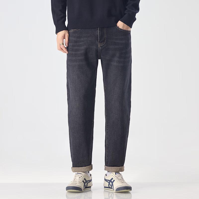 

JEEP SPIRIT Men s Autumn Loose Straight Stretchy Business Casual Jeans 35