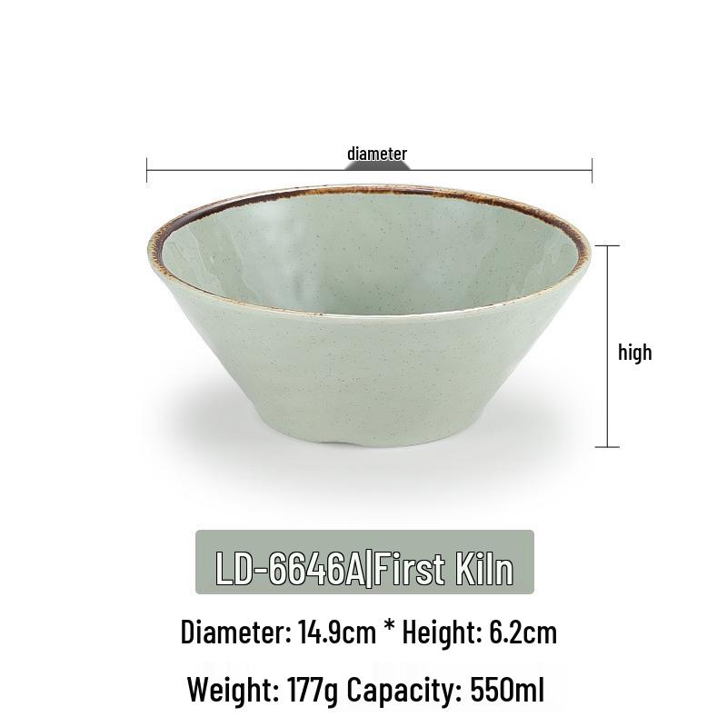 Melamine Imitation Porcelain Small Bowl for Rice, Soup, or Seasoning - Ideal for Hotels & Restaurants