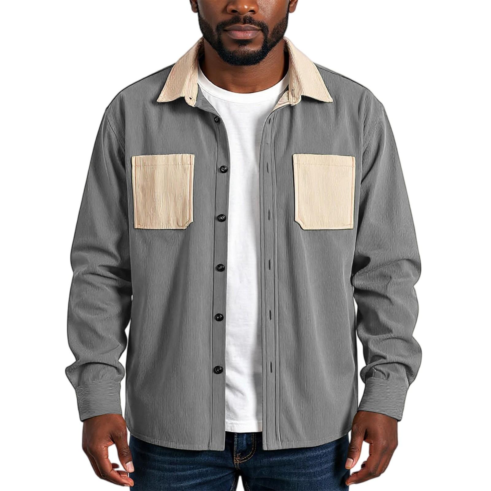 

Мужская спортивная и повседневная куртка свободного кроя L